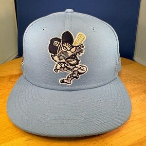 NEW ERA Detroit Tigers Swinging Tiger Cotton Candy pink uv fitted hat Size 7 3/8